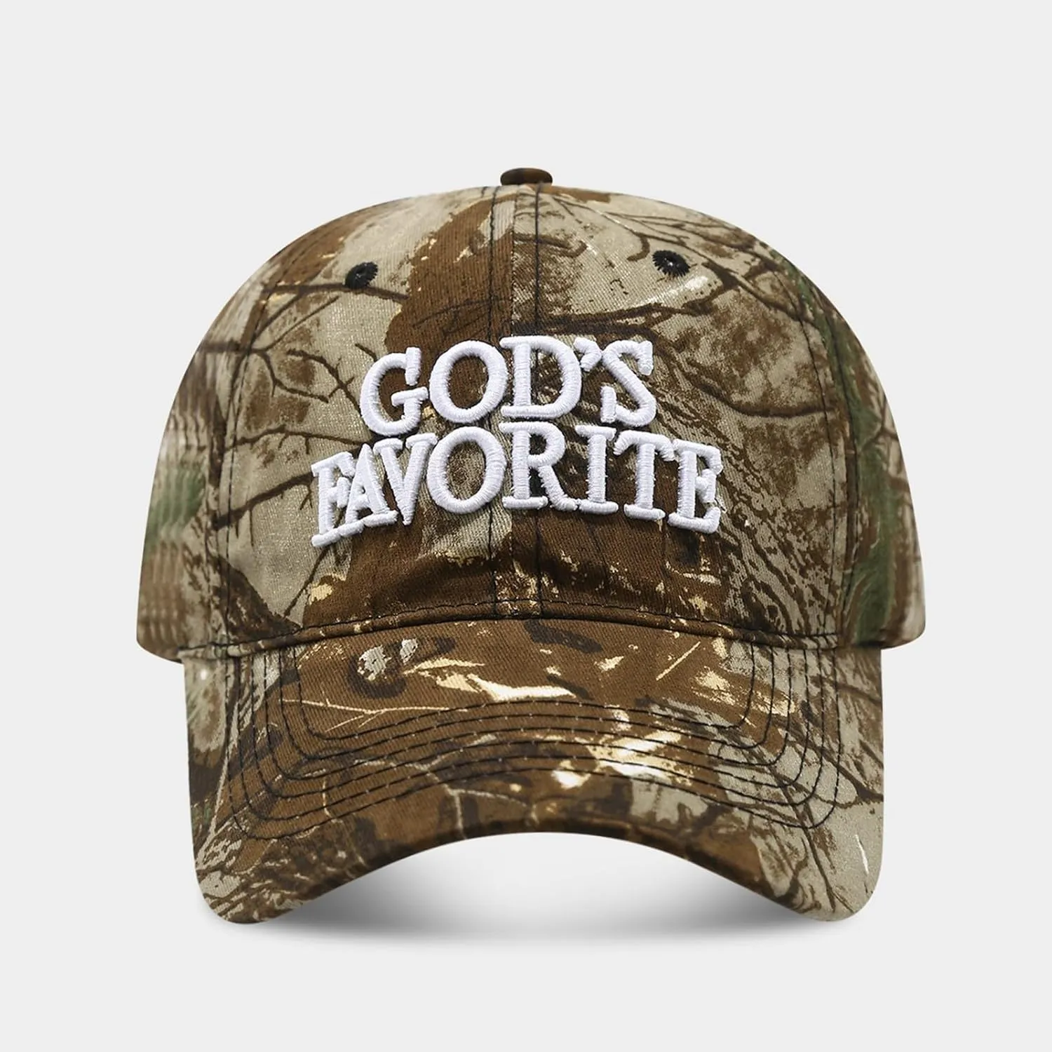 2025 God's Favorite Camo Vintage Trucker Hat Baseball Hat Women Funny Trucker Hat for Men