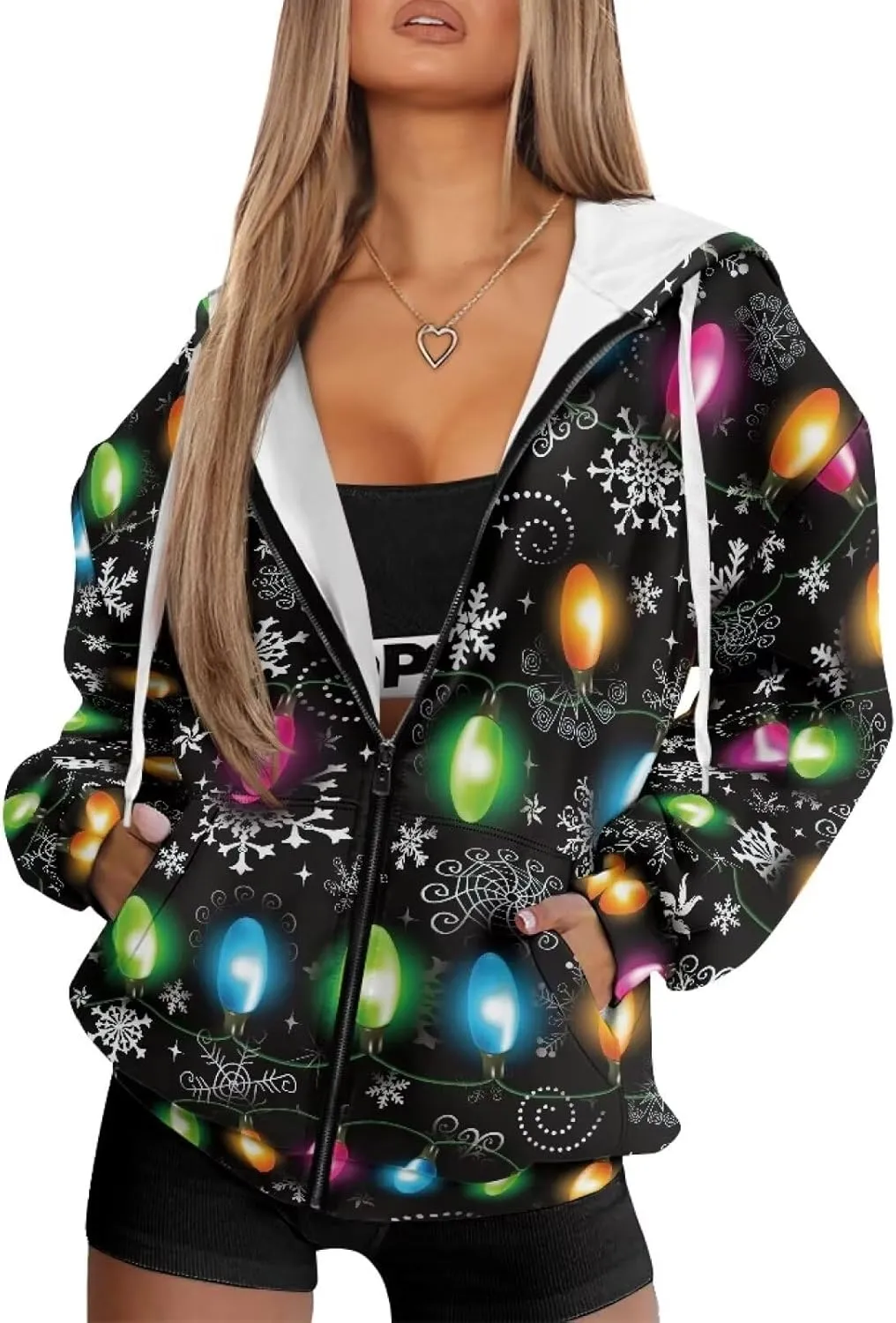AFPANQZ Women's Hoodies Full Zip Up Hooded Sweatshirts Sweater Sport Pullover Breathable Cozy Loose Activewear