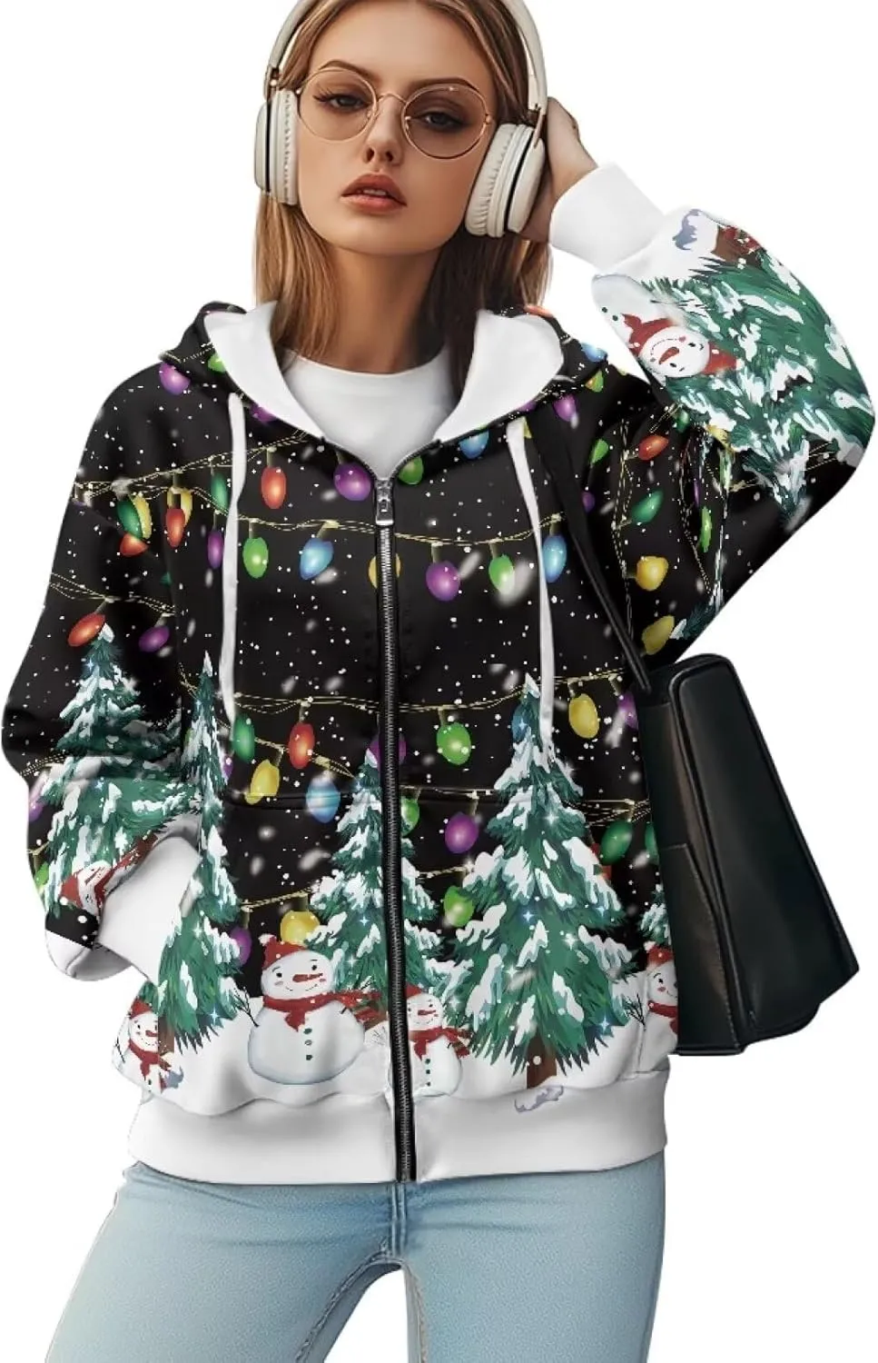 AFPANQZ Women's Hoodies Full Zip Up Hooded Sweatshirts Sweater Sport Pullover Breathable Cozy Loose Activewear