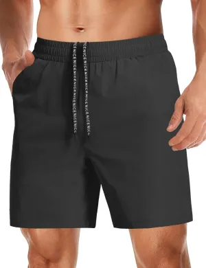 Aolesy Mens Athletic Shorts 7” Quick Dry Gym Running Shorts with Zipper Pockets Lightweight Workout Shorts