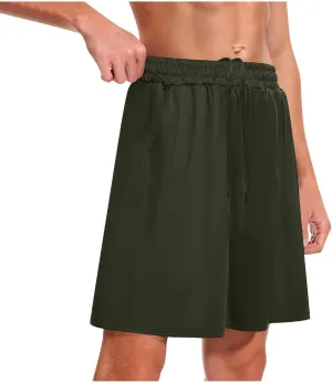 Athletic Gym Mens Shorts Quick Dry Baskeball Shorts Drawstring with Pockets Men Workout Running Shorts Loose Fit