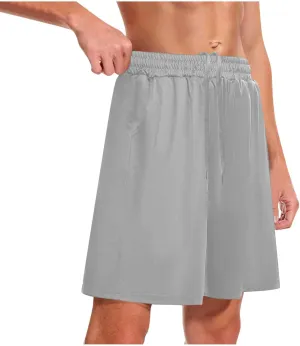 Athletic Gym Mens Shorts Quick Dry Baskeball Shorts Drawstring with Pockets Men Workout Running Shorts Loose Fit