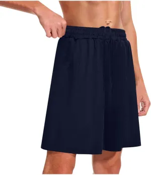 Athletic Gym Mens Shorts Quick Dry Baskeball Shorts Drawstring with Pockets Men Workout Running Shorts Loose Fit