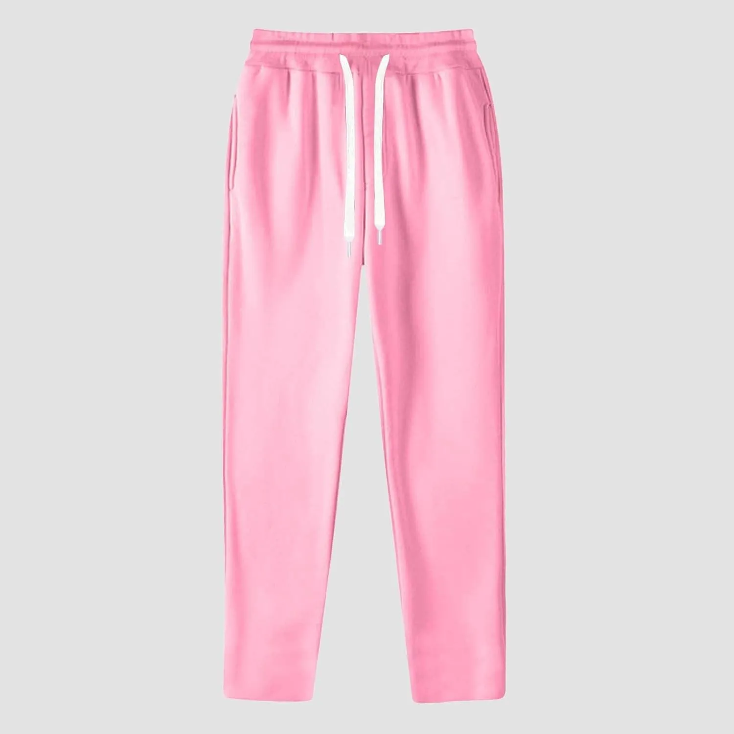 BIFUTON Sweat Pants for Mens Big and Tall Straight Leg Joggers Drawstring Fleece Lined Pants Men Winter Pants Athletic Pants