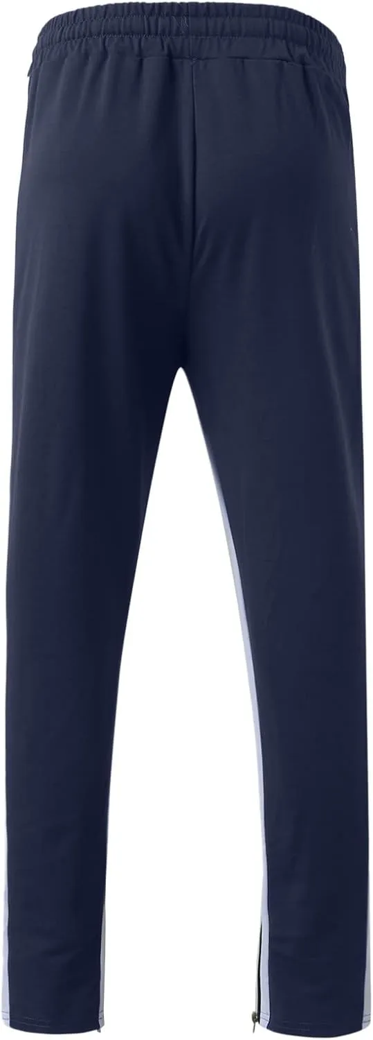 Big and Tall Sweatpants for Men Cargo Sweatpants Stretch Elastic Waist Baggy Workout Jogger Pants Drawstring Straight
