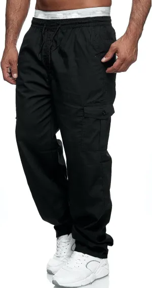 Big and Tall Sweatpants for Men Elastic Waist Color Block Pants Jogger Drawstring Trousers Pockets Sweatpants Workout