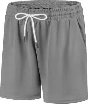 Boys Athletic Shorts Mesh Basketball Soccer Shorts Breathable Quick Dry Running Gym Activewear for Kids Youth 6-16 Years