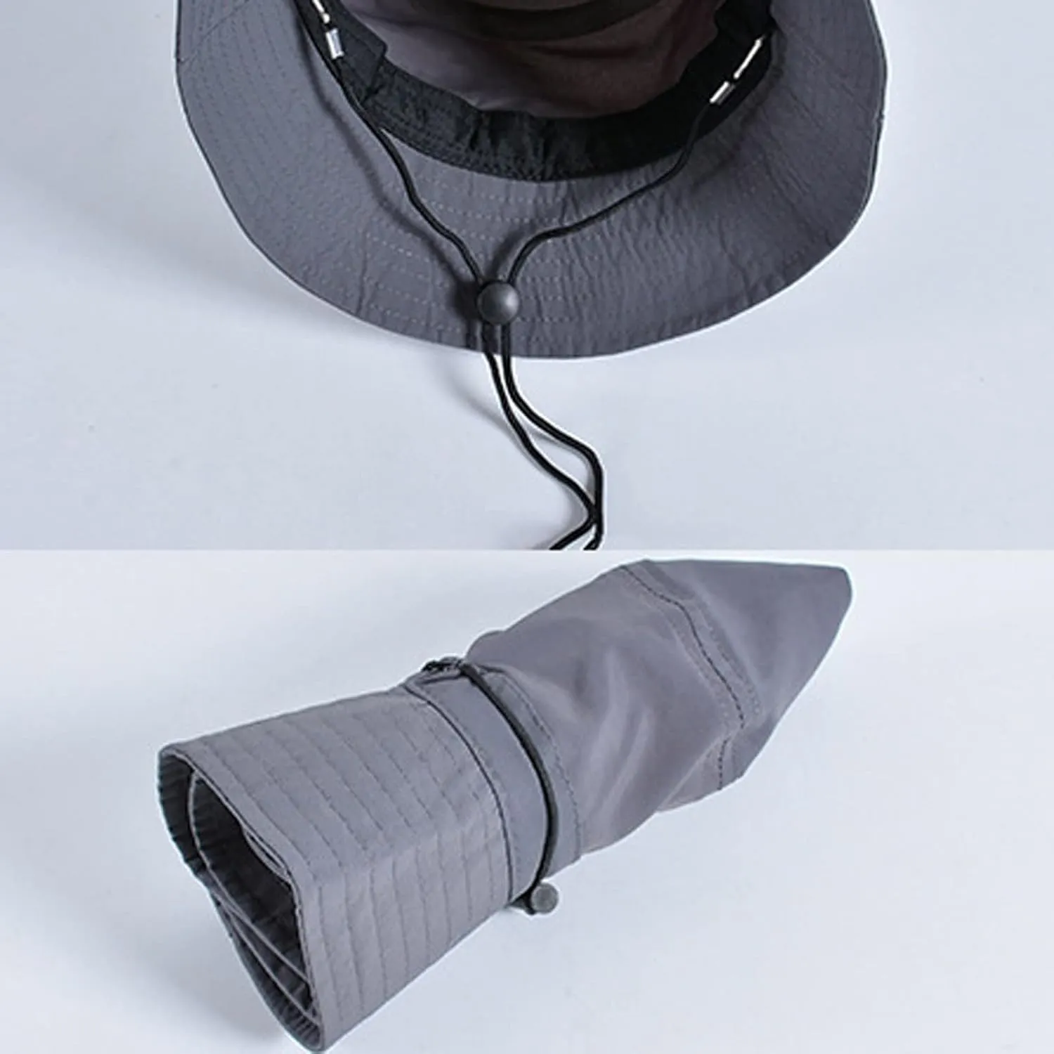Bucket Rain Hat with Chin Strap Quick Drying Packable Sun Hat Unisex Wide Brim Outdoor Cowboy Summer Sun Hats