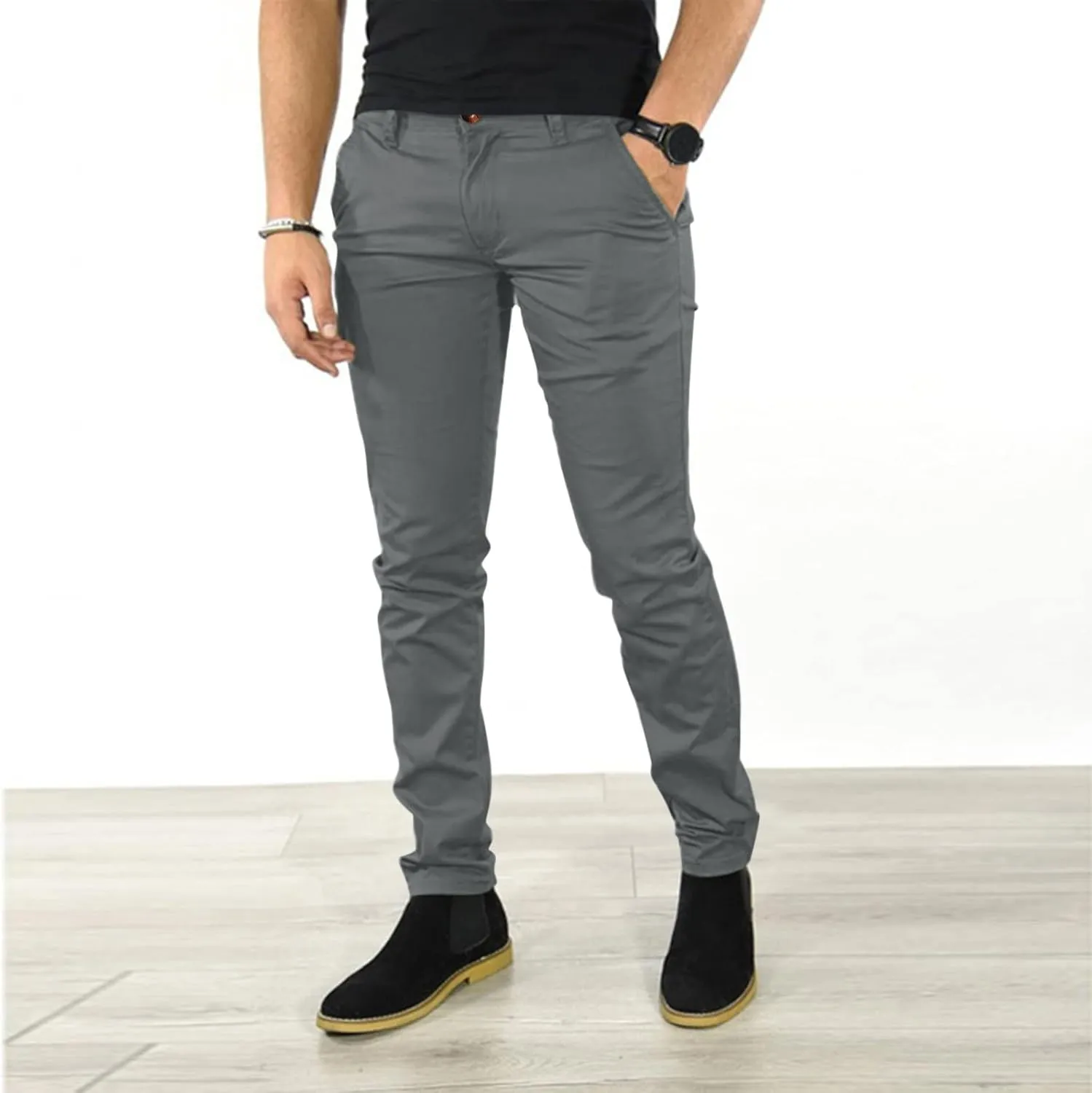 Cargo Pants for Men Big and Tall Fleece Heavyweight Casual Gym Cargo Sweatpants Heavyweight Fleece Active Gym Workout