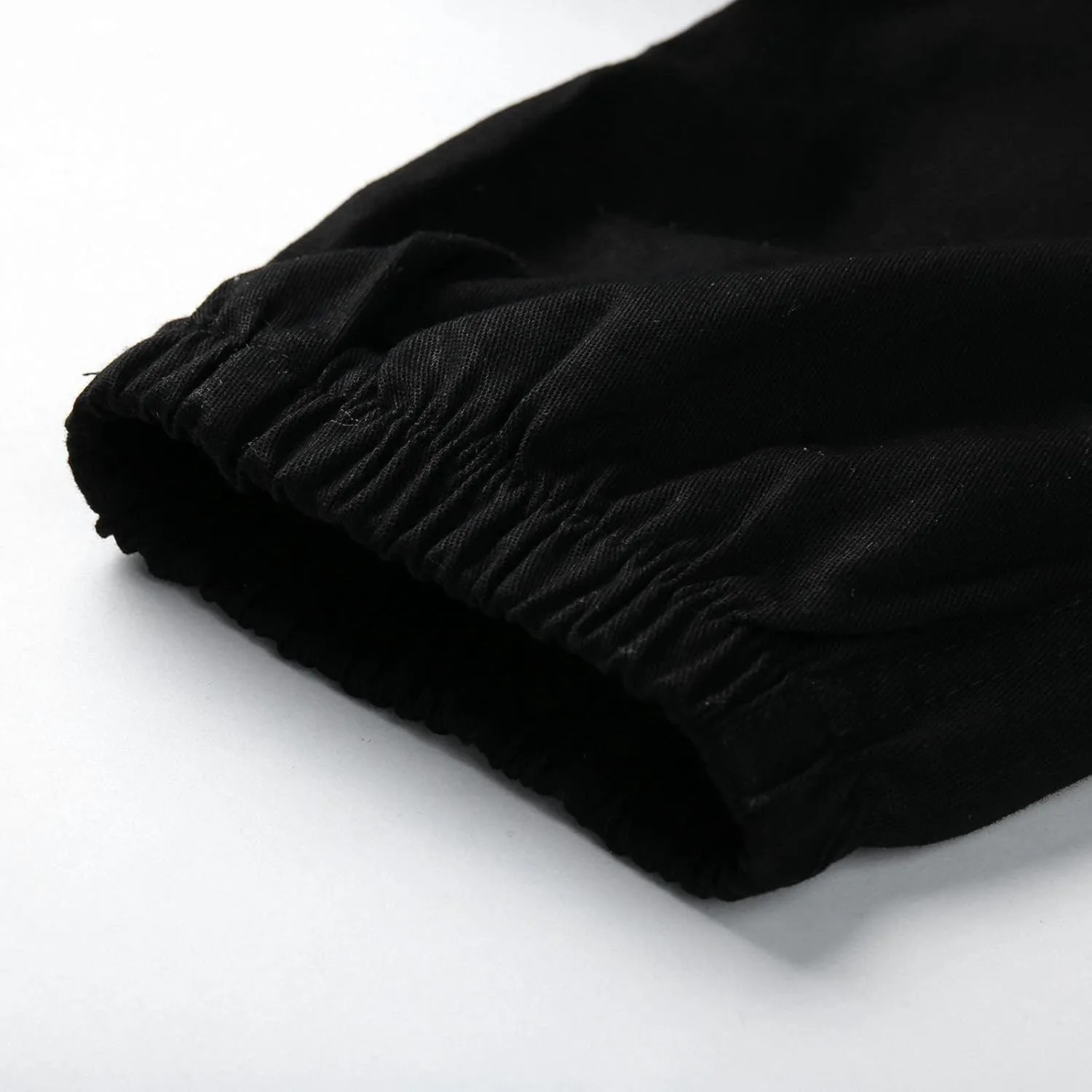 Cargo Pants for Men Relaxed Fit Cargo Pants Elastic Waist Drawstring Jogger Sweatpants Straight Multi Pockets Outdoor