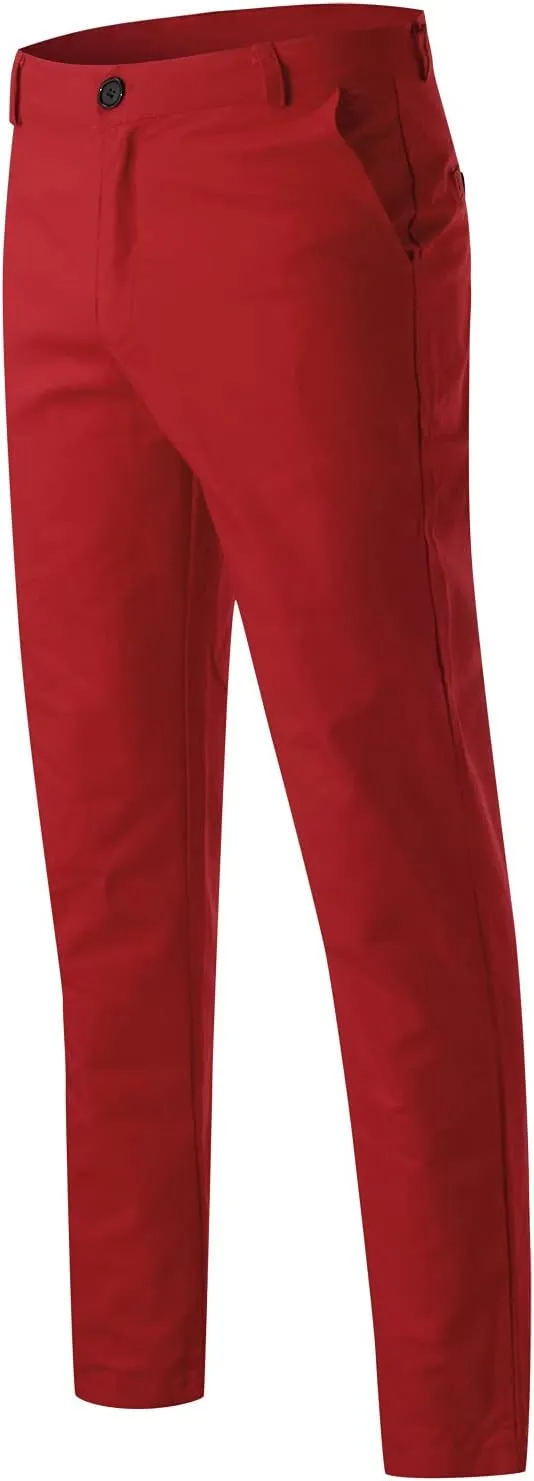 Cargo Pants for Men Relaxed Fit Casual Joggers Pants Cotton Drawstring Chino Workout Sweatpants Casual Long Trousers