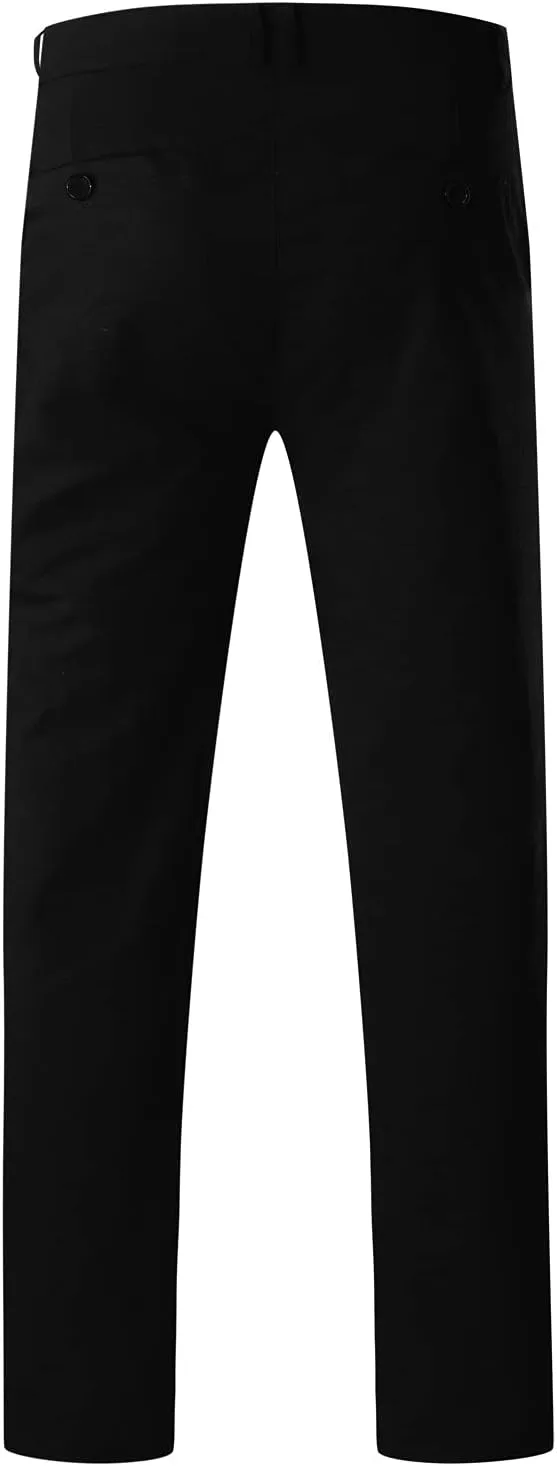 Cargo Pants for Men Relaxed Fit Casual Joggers Pants Cotton Drawstring Chino Workout Sweatpants Casual Long Trousers