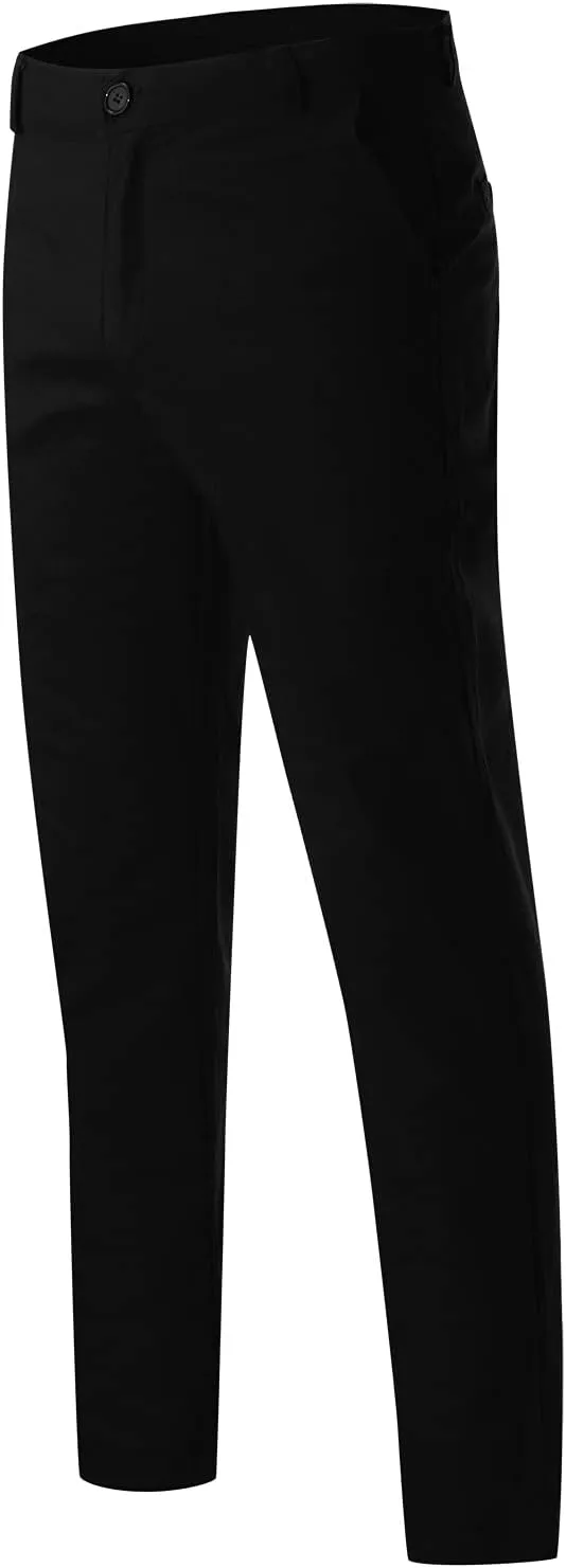 Cargo Pants for Men Relaxed Fit Casual Joggers Pants Cotton Drawstring Chino Workout Sweatpants Casual Long Trousers