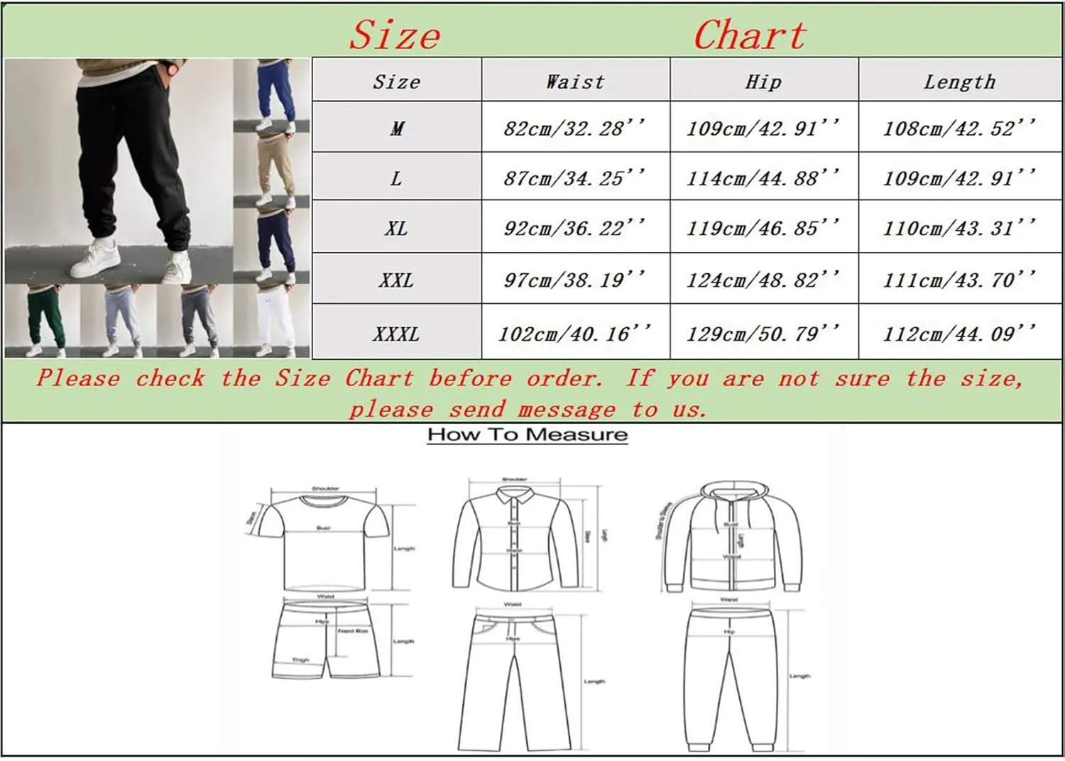 Cargo Pants for Men Relaxed Fit Elastic Waist Baggy Drop Crotch Sweatpant Mens Heavyweight Sweatpants Fleece Trousers