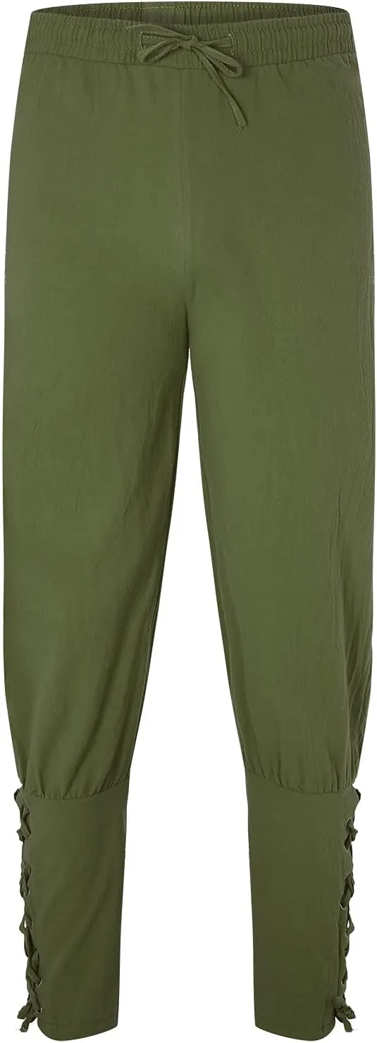 Cargo Pants for Men Relaxed Fit Fleece Cargo Sweatpants Open Bottom Straight Leg Casual Loose Athletic Jogger Pants