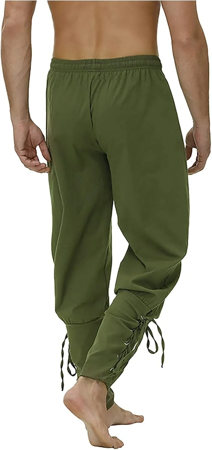 Cargo Pants for Men Relaxed Fit Fleece Cargo Sweatpants Open Bottom Straight Leg Casual Loose Athletic Jogger Pants