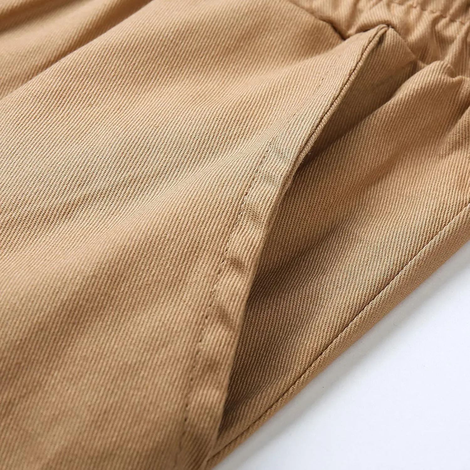 Cargo Pants for Men Relaxed Fit Mens Jogger Pants Drawstring Trousers Stretch Elastic Waist Outdoor Pants Sweatpants