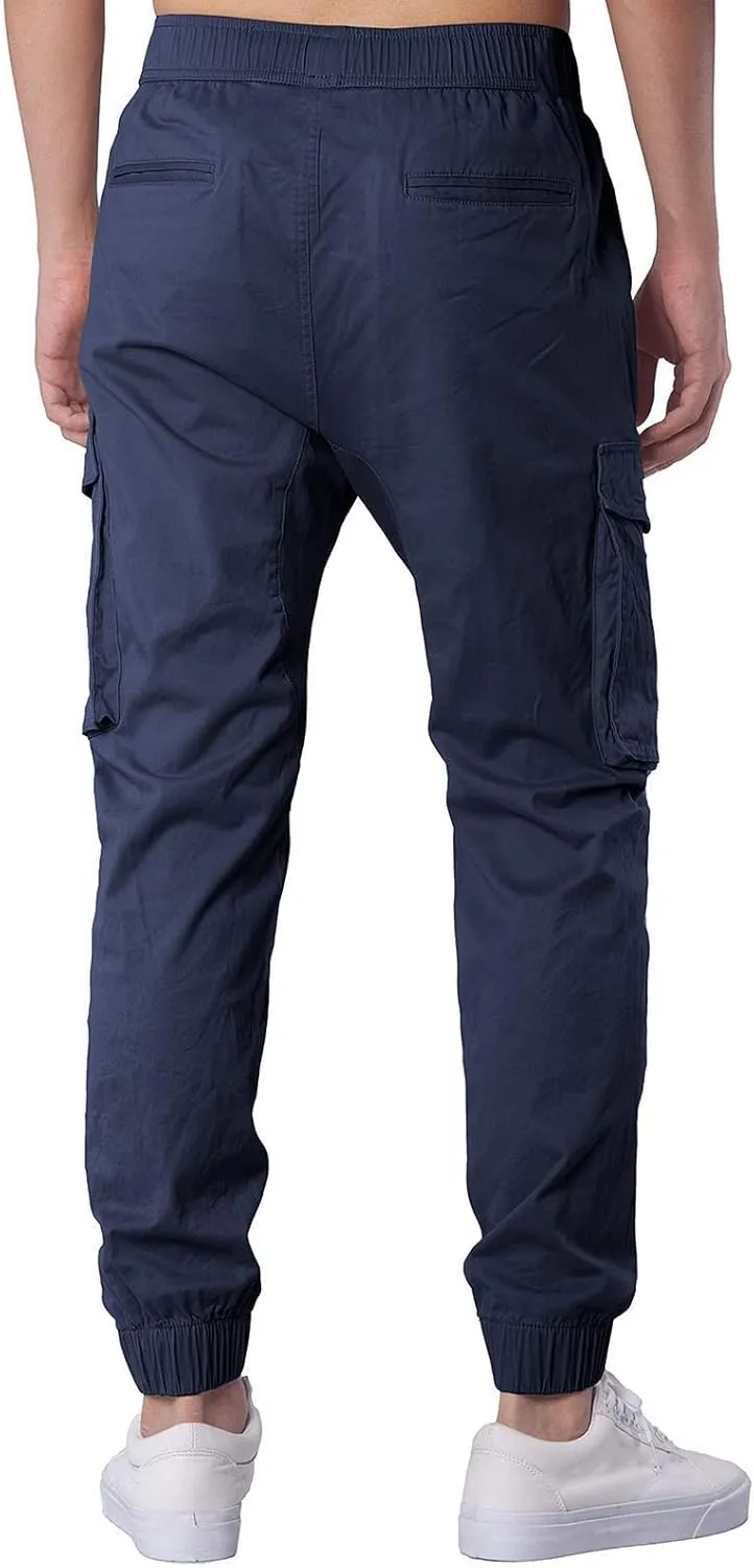 Cargo Pants for Men Relaxed Fit Mens Sweatpants Fleece Large Size Sweatpants Plush Thickening Cotton-Padded Trousers
