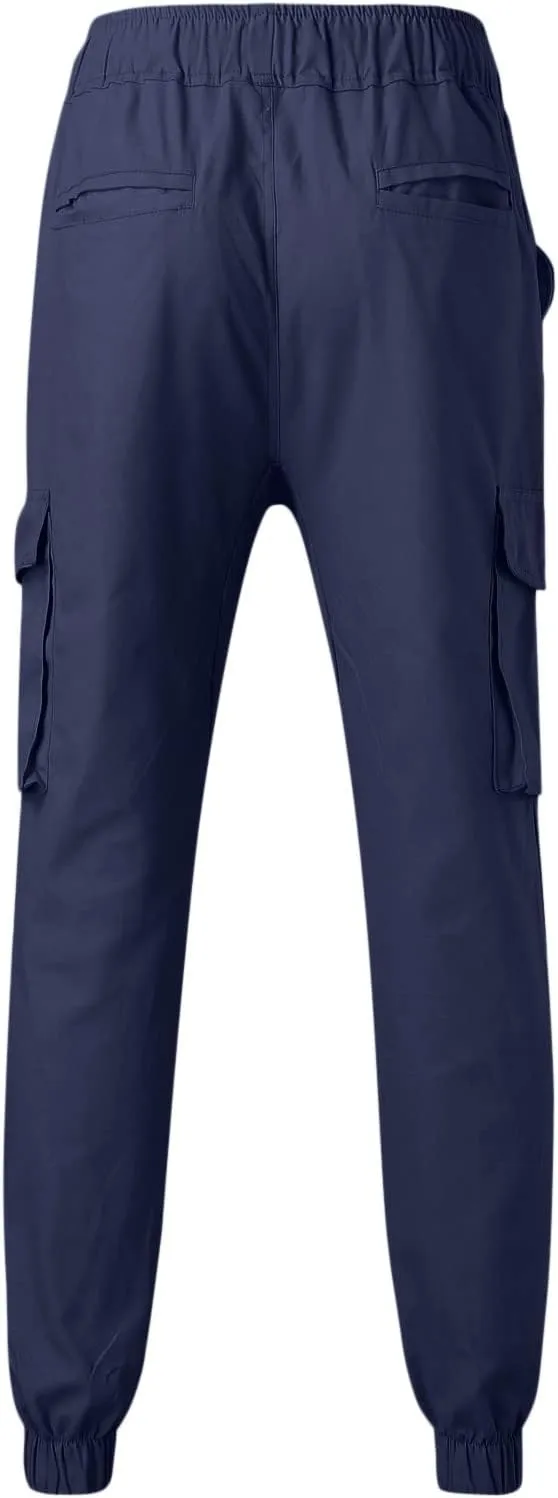Cargo Pants for Men Relaxed Fit Mens Sweatpants Fleece Large Size Sweatpants Plush Thickening Cotton-Padded Trousers