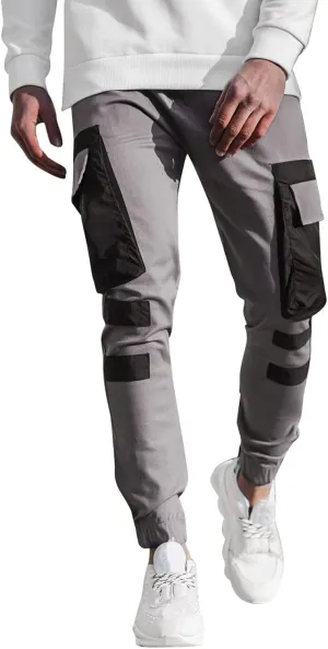 Cargo Pants for Men Relaxed Fit Pants Men's Fleece Cargo Sweatpants Heavyweight Mens Fashion Athletic Joggers Pants