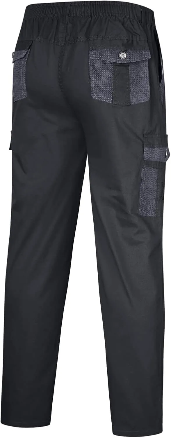 Cargo Pants for Men Relaxed Fit Pants Slim Fit Active Drawstring Bottom Sports Outdoor Recreation Athletic Sweatpants