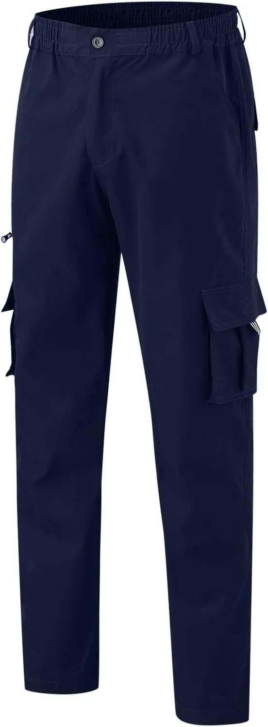 Cargo Pants for Men Relaxed Fit Pants Sports Sweats Casual Trousers Heavyweight Fleece Sweatpants with Pockets Men's