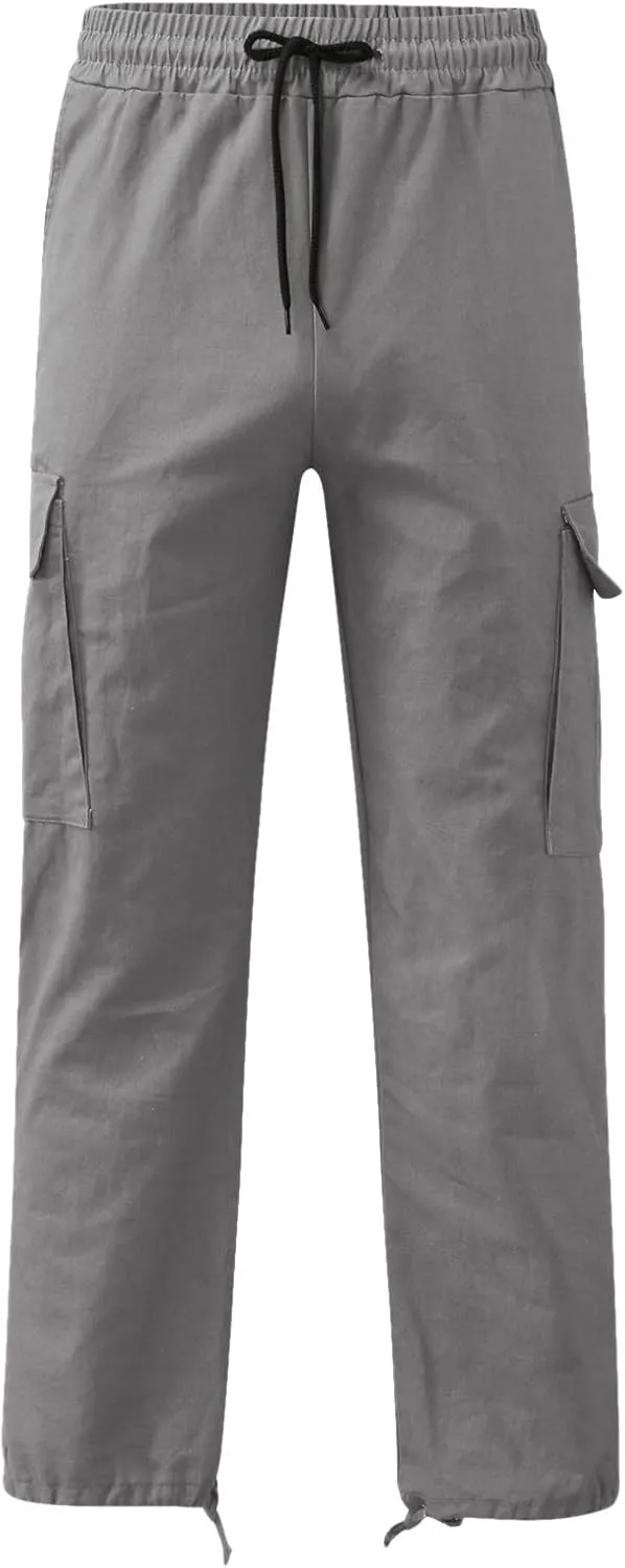 Cargo Pants for Men Work Relaxed Fit Men's Military Tactical Pants Big and Tall Hiking Trousers Baggy Workout Joggers