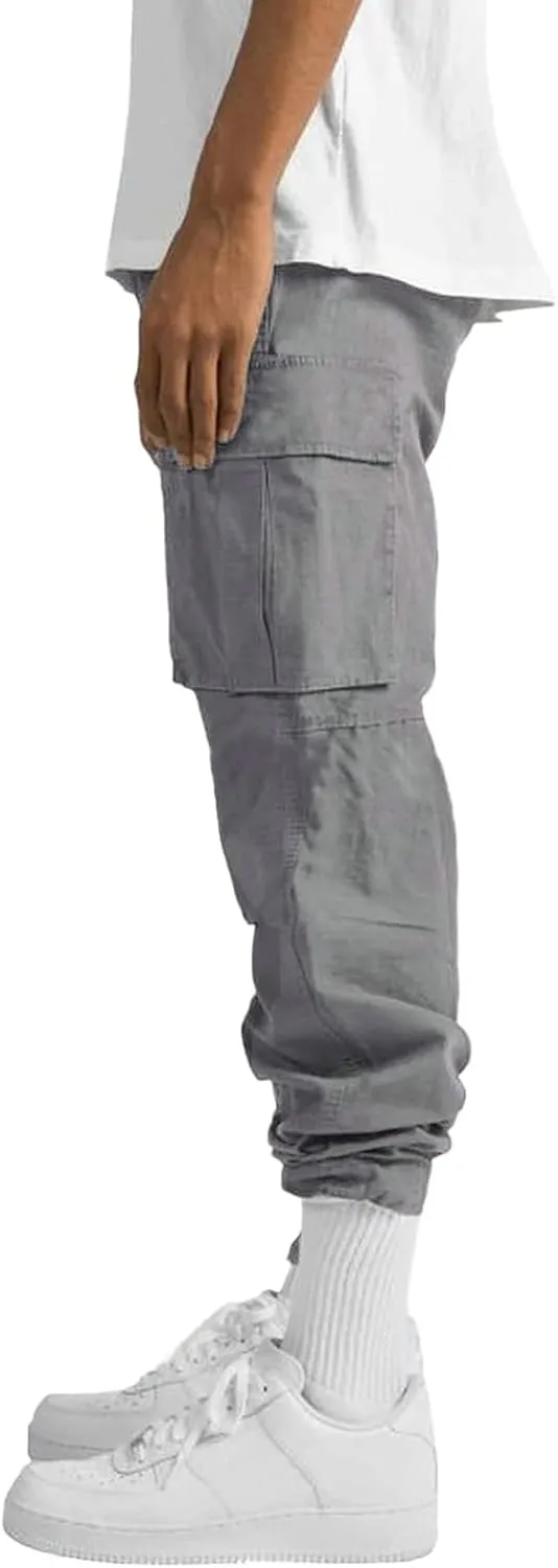 Cargo Pants for Men Work Relaxed Fit Men's Military Tactical Pants Big and Tall Hiking Trousers Baggy Workout Joggers