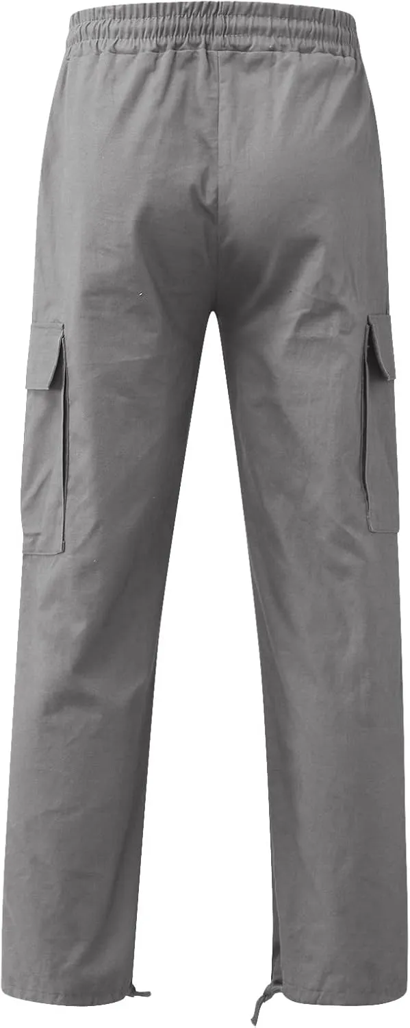 Cargo Pants for Men Work Relaxed Fit Men's Military Tactical Pants Big and Tall Hiking Trousers Baggy Workout Joggers