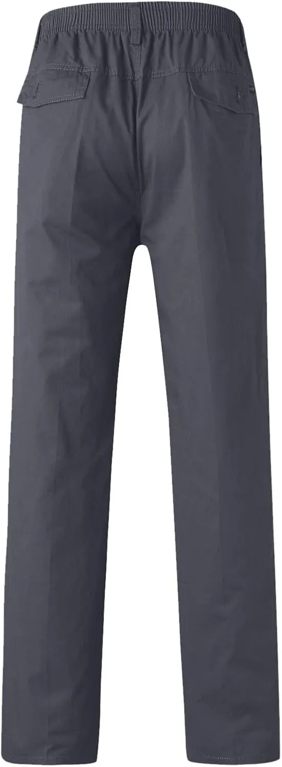 Cargo Pants for Men,Mens Relaxed Fit Outdoor Cargo Pants Casual Drawstring Athletic Jogger Sports Trousers