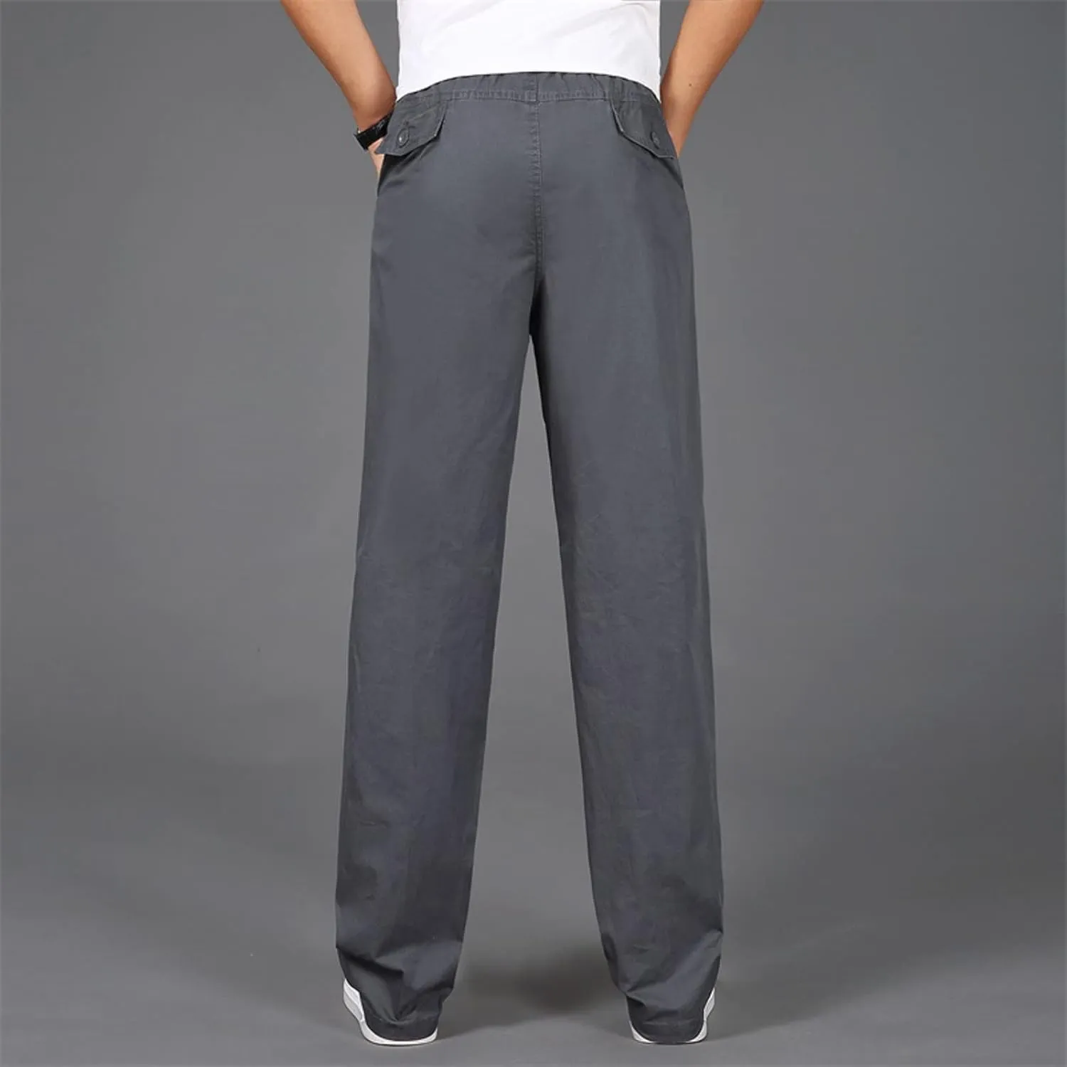 Cargo Pants for Men,Mens Relaxed Fit Outdoor Cargo Pants Casual Drawstring Athletic Jogger Sports Trousers