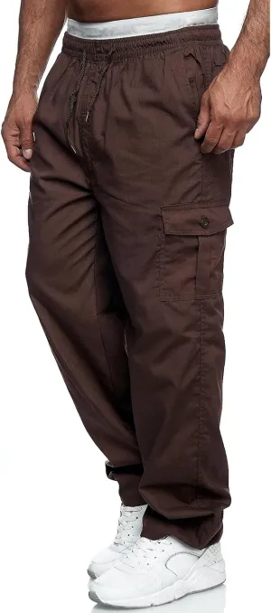 Cargo Sweatpants for Men Big and Tall Men's Casual Cargo Pants Loose Fit Jogger Sweatpants Tactical Work Pants Multi