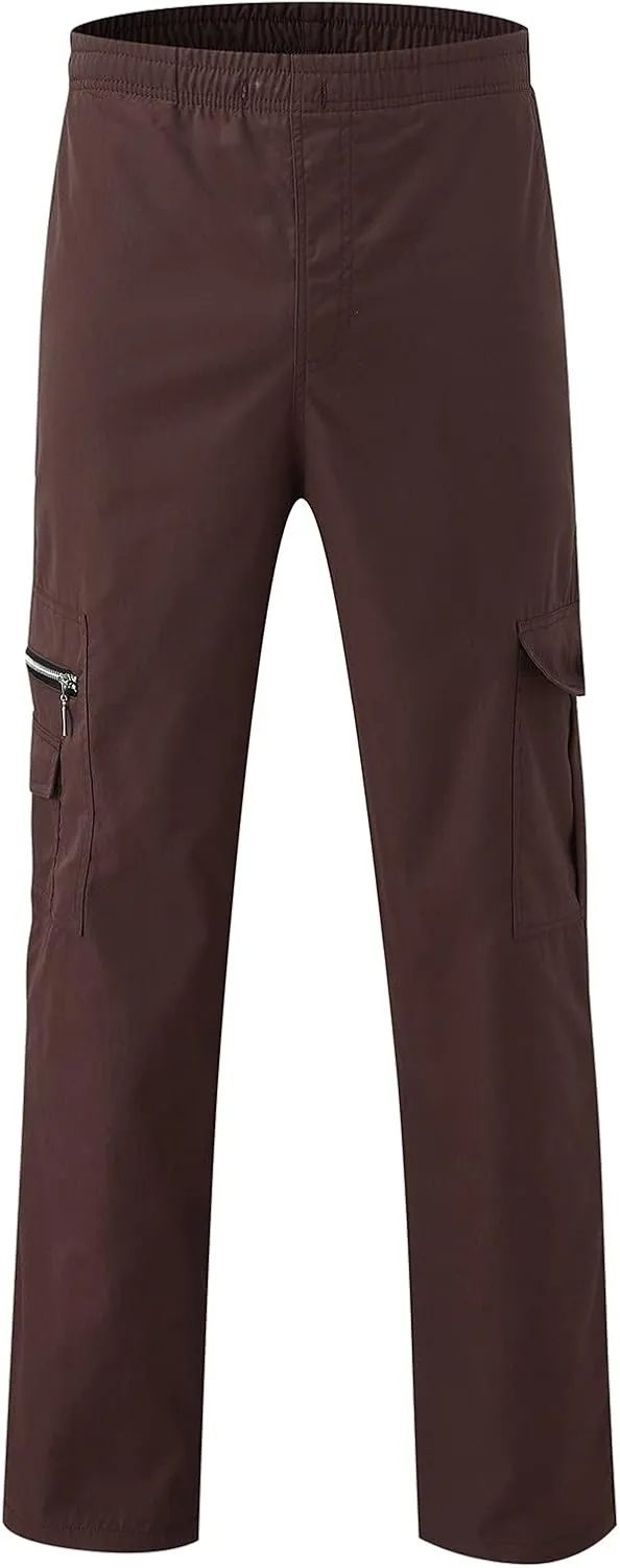 Cargo Sweatpants for Men Big and Tall Men's Casual Cargo Pants Loose Fit Jogger Sweatpants Tactical Work Pants Multi