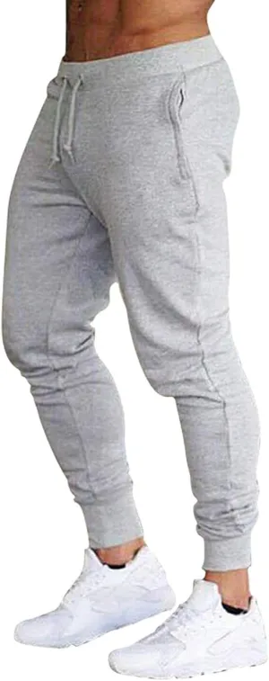 Cargo Sweatpants for Men Cargo Pants Relaxed Fit Drawstring Joggers Sweatpants for Men Workout Casual Long Trousers