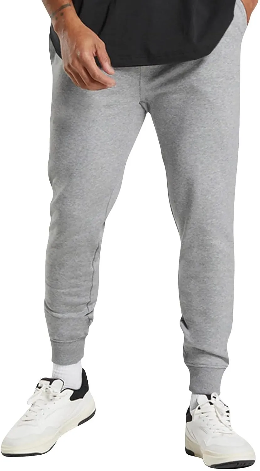 Cargo Sweatpants for Men Loose Fit Casual Pants Active Athletic Workout Baggy Jogger Drawstring Pants with Pockets