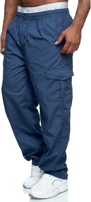 Cargo Trousers for Men Casual Gym Cargo Sweatpants Heavyweight Fleece Active Gym Workout Sweat Pants Men's Sweatpants