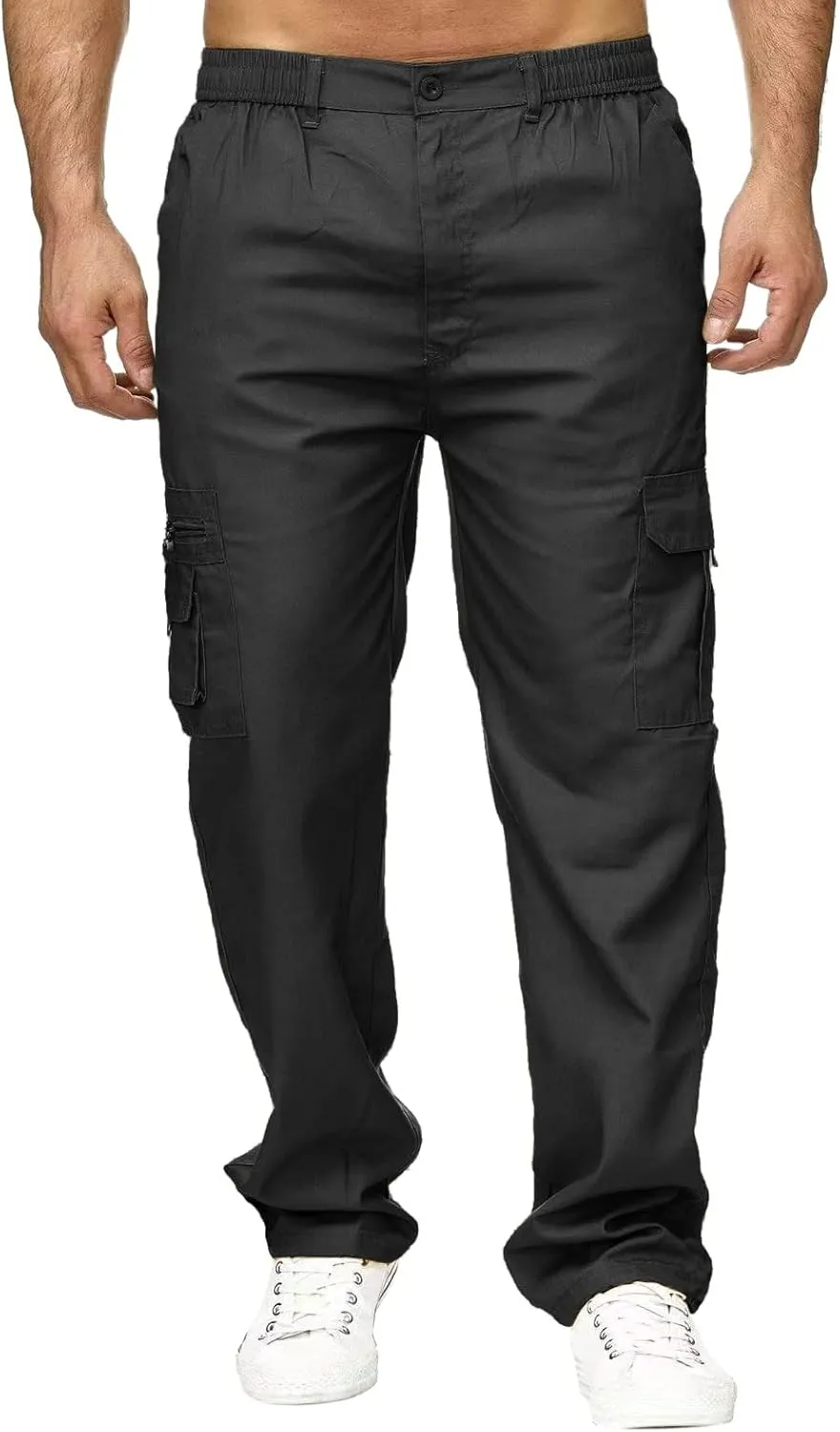 Cargo Trousers for Men Cotton Sweatpants Casual Athletic Jogger Sports Outdoor Trousers Mens Sweatpants Men Joggers