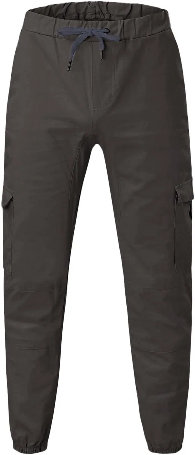Cargo Trousers for Men Long Track Pants with Pockets Mens Sweatpants Relaxed Fit Stretch Drawstring Pocket Sweatpants