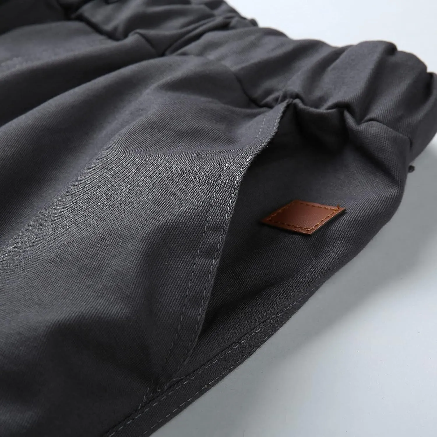 Cargo Trousers for Men Long Track Pants with Pockets Mens Sweatpants Relaxed Fit Stretch Drawstring Pocket Sweatpants