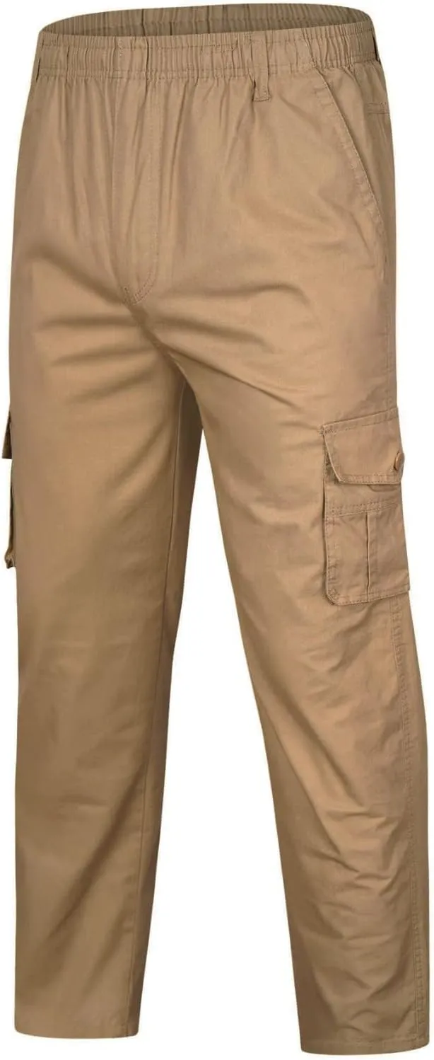 Cargo Trousers for Men Men's Basic Active Tapered Jogger Pants Regular and Big & Tall Sizes Sweat Pants Sweatpants