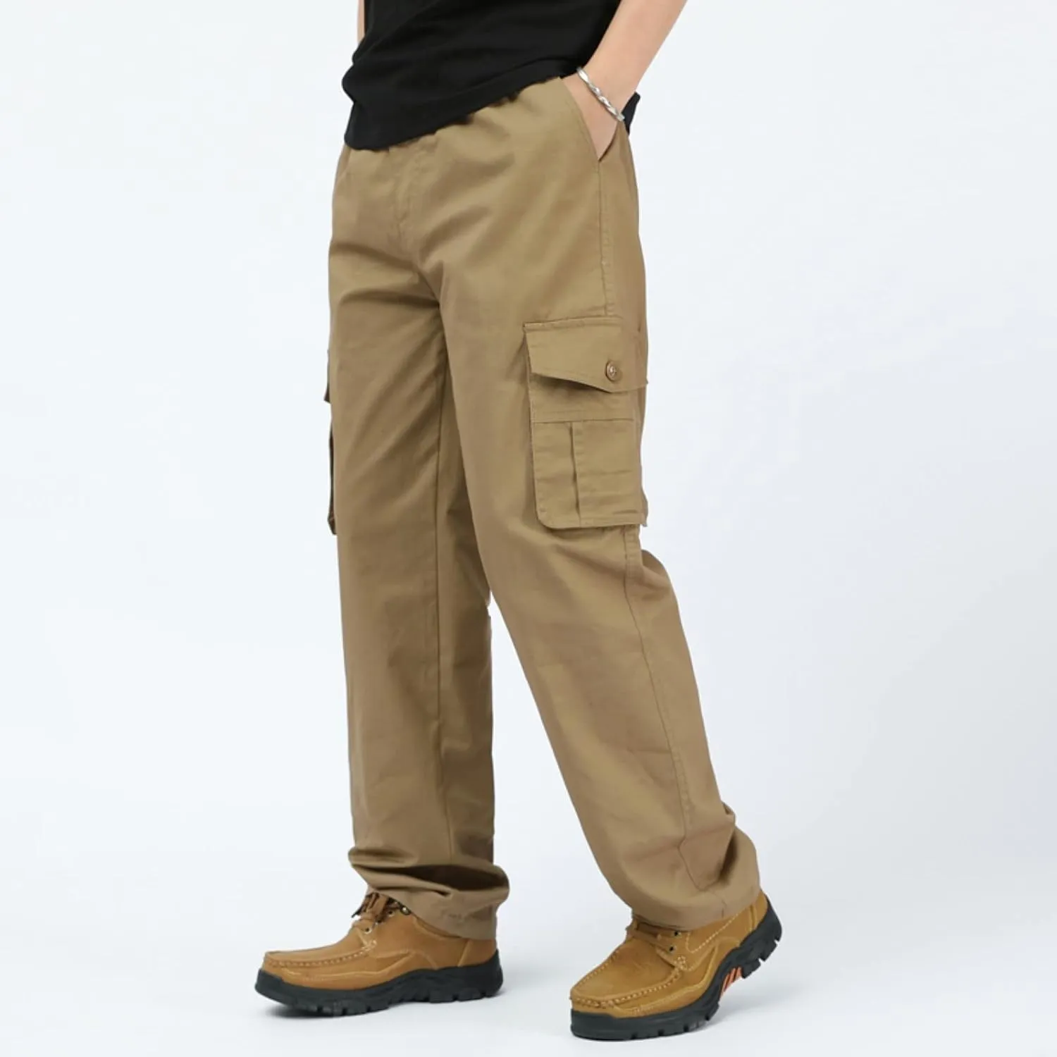 Cargo Trousers for Men Men's Basic Active Tapered Jogger Pants Regular and Big & Tall Sizes Sweat Pants Sweatpants