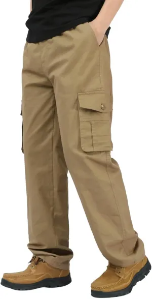 Cargo Trousers for Men Men's Basic Active Tapered Jogger Pants Regular and Big & Tall Sizes Sweat Pants Sweatpants