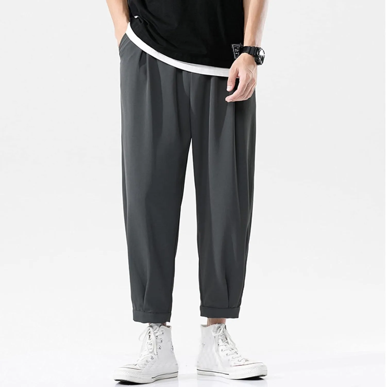 Cargo Trousers for Men Sweatpants for Men with Pockets Mens Fashion Joggers Sports Pants Casual Cotton Cargo Pants