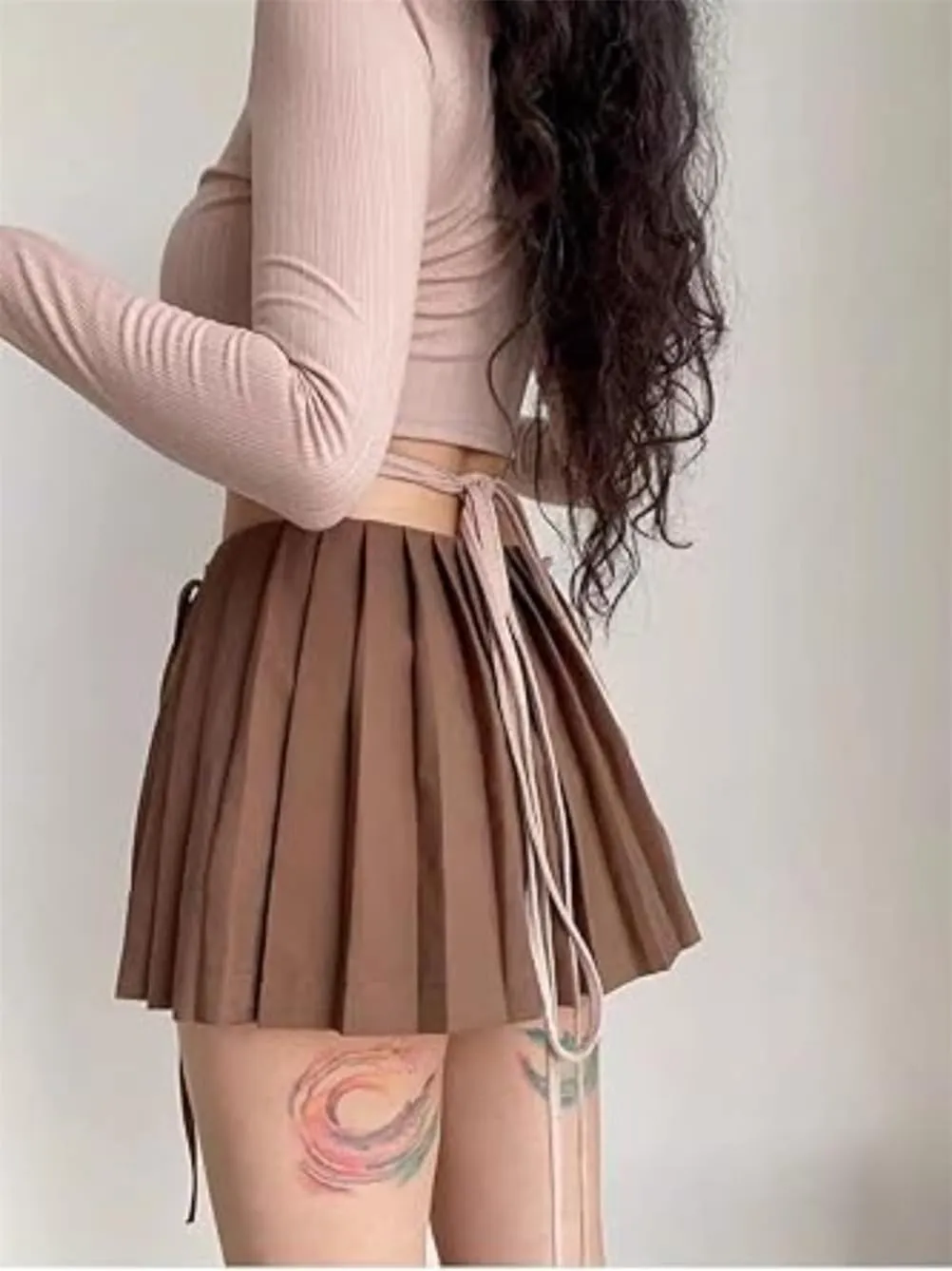 College Style Y2k Pleated Skirt Low Rise Mini Skirts Pleated Mini Skirts Cute Summer Clothes Skirts for Women