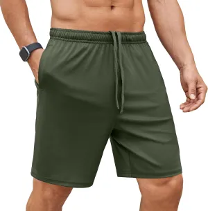 COOFANDY Men's Gym Workout Shorts 7 Inch Stretch Athletic Shorts Lightweight Running Training Short Pants with Pockets