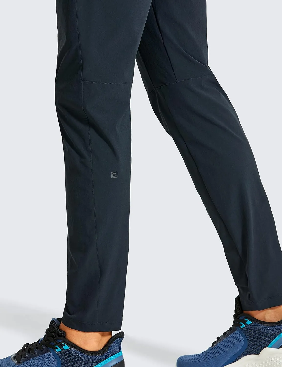 CRZ YOGA Men's Stretch Athletic Pants - 30'' Slim Fit Elastic Waist Workout Running Gym Track Pant with Pockets