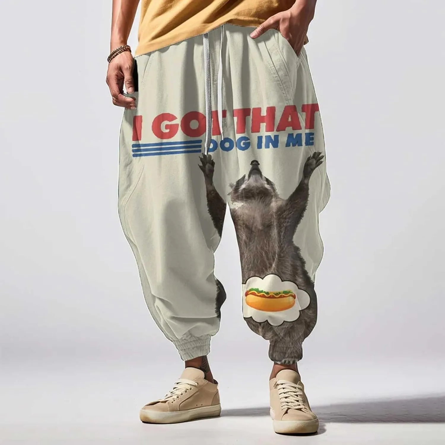 Drawstring Elastic Waist Baggy Sweatpants Trousers Sweatpants Mens Loungg Pants Mens Baggy Pants Samurai
