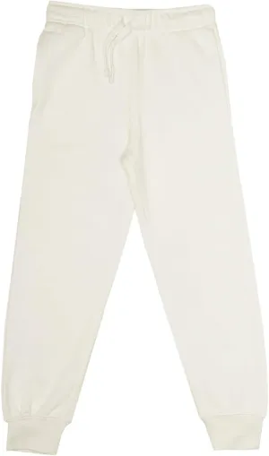 EVERYDAY KIDS Girls’ Cotton Fleece Sweatpants; Girls’ Activewear Jogger Pants - Soft and Breathable Cotton/Poly Blend
