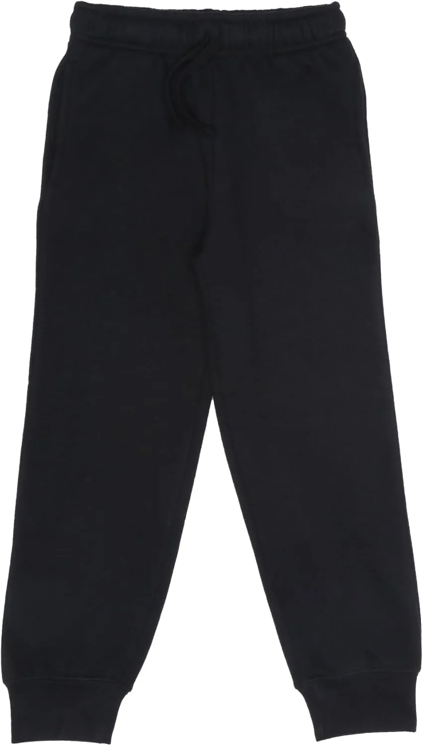 EVERYDAY KIDS Girls’ Cotton Fleece Sweatpants; Girls’ Activewear Jogger Pants - Soft and Breathable Cotton/Poly Blend