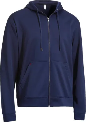 Expert Brand Men's Activewear Performance Fleece Tec Full Zip Hoodie